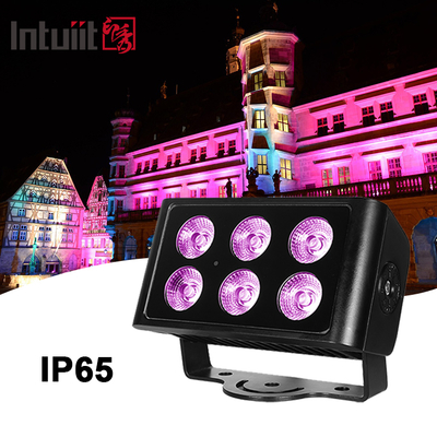 6x5W RGB RGBW Fuera de la luz LED de lavadora de paredes IP65 de inundación Strobe