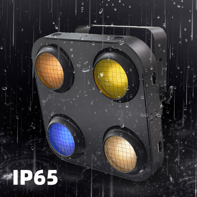 Focos de discoteca impermeables Dmx 4*90w de cuatro ojos IP65, luces para eventos al aire libre, cegadoras, luz COB