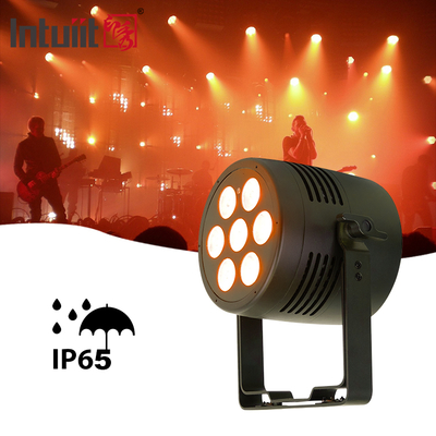 7x20w IP65 DMX512 Lámparas de la fiesta del bar de escenario Rgbwa-uv 6in1 Led Par Can Light Dj Disco Party