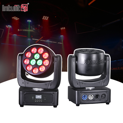 Equipo de iluminación de escenario para eventos DMX Beam RGBW 12x8w Led Wash Moving Head Light