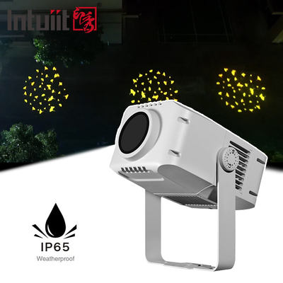 Proyector Gobo de 100w Ip65 de alta luminosidad Publicidad LED al aire libre Proyector de logotipo de Navidad Gobo Luces publicitarias