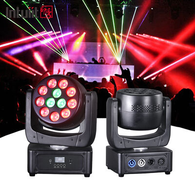 Mini Moving Head Light 112*8W RGBW 4 en 1 LED Beam Wash Effect Iluminación de escenario Spotlight para DJ KTV Home Party