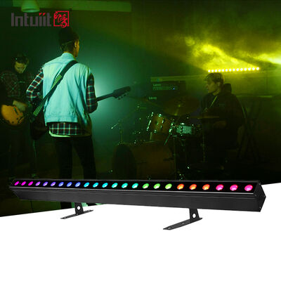 Foco de pared con 24 LED RGBW de 2*2W, iluminación de efectos de escenario con control remoto DMX para conciertos, fiestas, KTV, lavado de pared