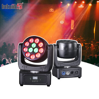 Iluminación de escenario Equipo DJ Evento profesional 12*8W RGBW 4in1 Lava LED Mini Luz de cabeza móvil