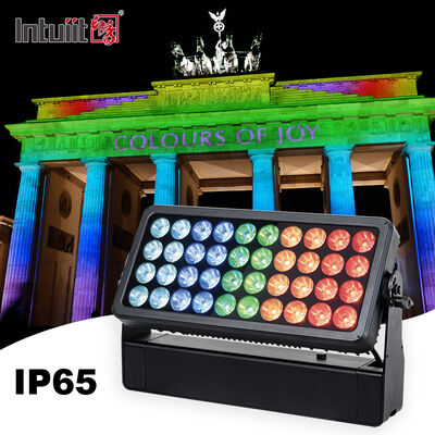 Foco proyector LED exterior RGBW 40x10W para lavado de color urbano IP65