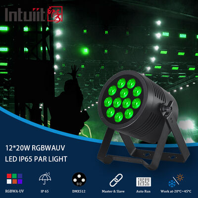 Foco Par LED para exteriores IP65 Impermeable Led Par 12x20w RGBWA UV 6EN1 DMX Led Par Light