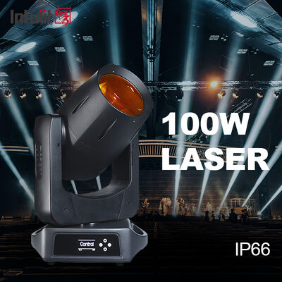Ip66 impermeable 100w cabeza móvil luz exterior cabeza móvil láser