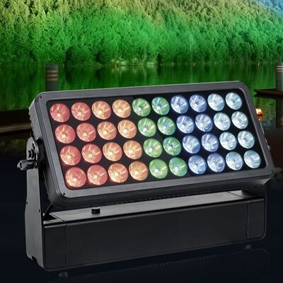 Foco LED RGBW de 400w 4 en 1 para lavado, DJ, bodas, escenario, lavador de paredes urbanas