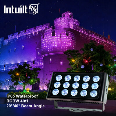 Iluminación arquitectónica resistente al agua para exteriores 80W RGBW Led Wall Washer Jardín Lámpara de paisaje de árboles Led Floodlight