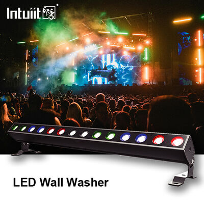 IP65 14*10W RGBW 4in1 LED Wall Washer Bar Light Projection Lights Outdoor Linear DMX512