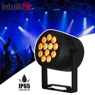 12*20W RGBWA+UV 6in1 LED Par Light IP65 Fuera Inmune al Agua DMX512 Iluminación de escenario para la fiesta de DJ de la boda