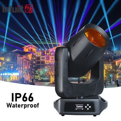 IP66 impermeable 100W CMY Laser Moving Head Light Ultra estrecho 0,8 grados Ángulo de haz Iluminación para escenarios al aire libre DMX512