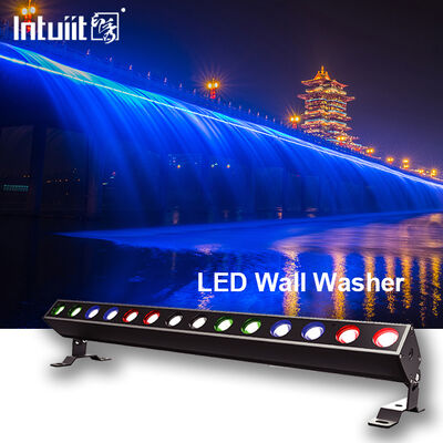 140W RGBW 4 en 1 IP65 Inodoro LED lineal Lavadora de paredes 14x10W DMX512/RDM Iluminación de edificios de color de la ciudad