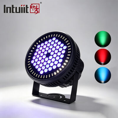 60 * 12W RGBW 4in1 IP65 LED exterior PAR puede iluminar el conjunto DMX512 Luz de lavado de escenario para la fachada del edificio de eventos de bodas