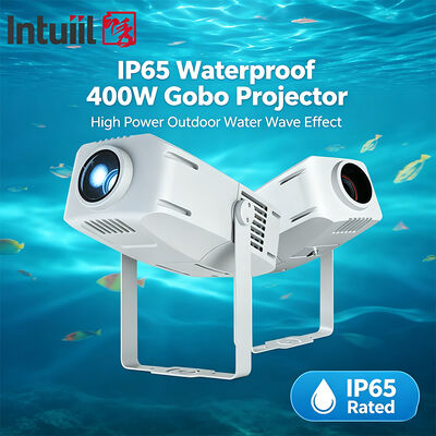400W IP65 Luz de proyector de olas de agua LED DMX512 Efecto de onda dinámica al aire libre para edificios, piscinas y escenarios