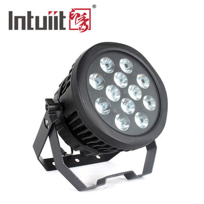 RGBW profesional 4 en 1 par del LED puede efectuar las luces 12x10W al aire libre IP65 de aluminio
