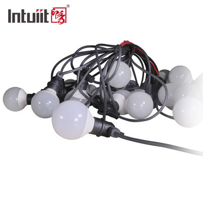 Luces impermeables de la secuencia del globo del café RGBW con 60 bulbos del ABS