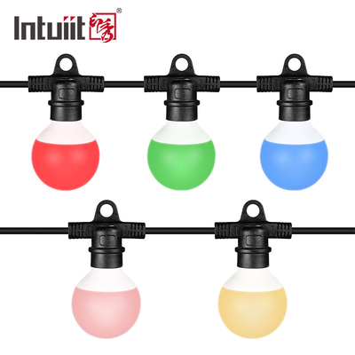 Luces de cadena de globo RGBW de control de píxeles completo para restaurante