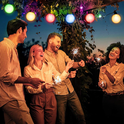 Luces de la Navidad cambiantes de la lámpara de la decoración del árbol del color elegante del dmx de la secuencia RGBW de IP54 1x1.8W 5050 LED