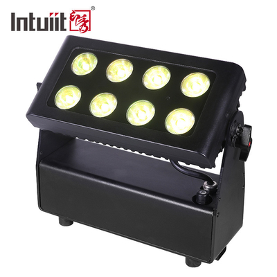 luz de teñido del par de 566lm LED de iluminación 8X15W del equipo del partido ligero plano de la batería