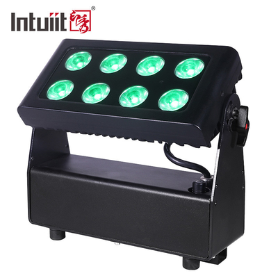 La etapa con pilas de ROSH LED se enciende RGBWA + 6 ULTRAVIOLETA en 1 RGBW llevó los proyectores DMX512 de la inundación