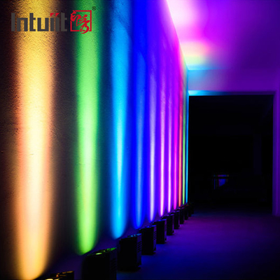 Par llevado con pilas inalámbrico Uplights 4*12W RGBAW 4 ULTRAVIOLETA de Dmx en 1 para la boda de DJ