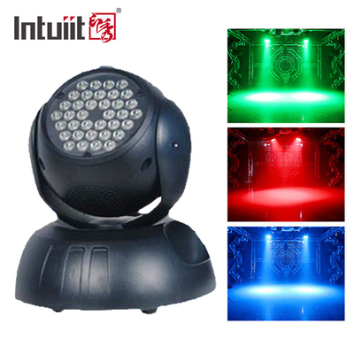 Partido de disco de Dmx DJ de las luces del lavado de la etapa del Rgb LED Mini Moving Head