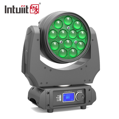 luz principal móvil del haz LED del lavado del zoom 12x10w para la luz de la etapa del partido del club de DJ Dmx