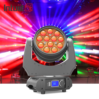 cabeza móvil RGBW 4 del enfoque de la lavadora de la gama completa de 12*10W LED en 1 DMX luz del lavado del haz de 150 vatios